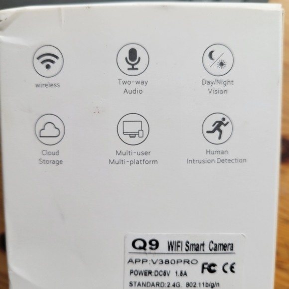 WiFi Camera wireless ip camera, 1944p, v380pro, 360 degree, home security - Picture 6 of 8